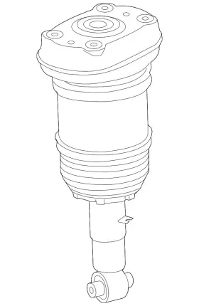 37-10-6-869-023 Bmw Genuine Shock Absorber