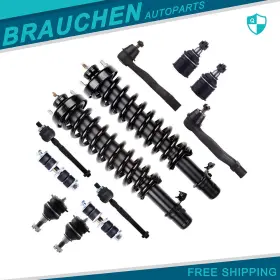 Br820125au01 Brau For Honda Civic 1992 93 94 1995 Front Quick Strut Assembly Sway Bar Links Kit