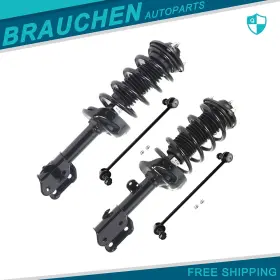 Br842424au01 Brau For Honda Odyssey 2008 2009 2010 Front Strut With Coil Spring Sway Bar Links 4pcs