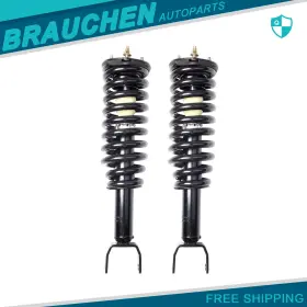 Br808207ap01 Brauchen-autoparts Pair Front Complete Shock Struts Assembly For Dodge Dakota Mitsubishi Raider
