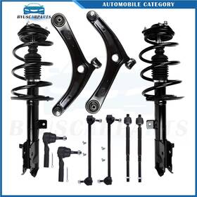 Byuscarparts 13524135 For Jeep Patriot Compass Front Shocks Struts Sway Bars Control Arms Tie Rods Kit