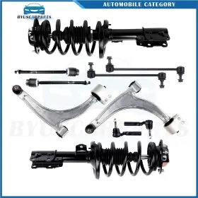 13524147 Byuscarparts For Chevrolet Malibu Pontiac G6 Front Struts Lower Control Arm Sway Bar Tierod