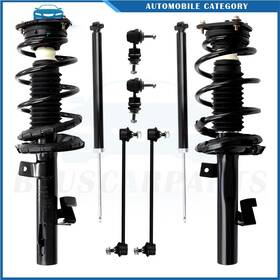 Byuscarparts 13559144 Front Struts And Coil Spring Rear Shock Sway Bar Links For 2004-2009 Mazda 3