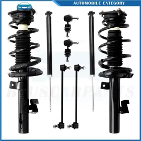 13559144 Byuscarparts Front Struts And Coil Spring Rear Shock Sway Bar Links For 2004-2009 Mazda 3