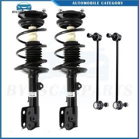 Byuscarparts 13559201 For Corolla 2009-2013 1.8l Front Complete Struts Sway Bar End Links Toyota