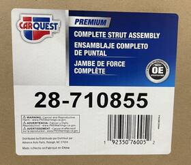 Carquest 28-710855 Premium Complete Strut Assembly For Subaru Outback
