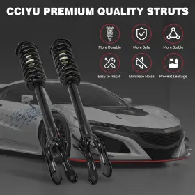 C133193yu01 Cciyu Front Fits Dodge Durango Jeep Grand Cherokee 2011-2015 Quick Complete Struts Kit