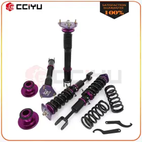 Z11903701g Cciyu Coilovers Fits 2003-08 Nissan 350z Shocks Suspension Adj. Height Springs Kits