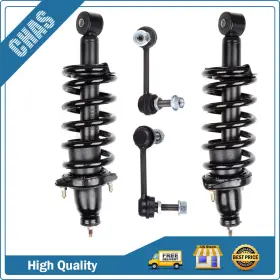 Ch819872as01 Chas For Honda Crv Cr-v 2002-2006 4pc Rear Strut Assembly And Sway Bar Link Kit