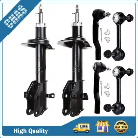 Ch841575as01 Chas For Ford Edge Lincoln Mkx Fwd 07-10 Front Struts Sway Bar Link Outer Tierods Kit