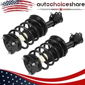 11244976 Choiceshare For 06-11 Kia Rio Rio5 Hyundai Accent Complete Strut Shocks And Springs Front Pair
