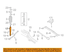 68047812ad Chrysler Oem 07-18 Town And Country Suspension Components-shock