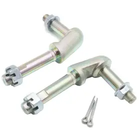 25429 Corvette America 1963-1982 Rear Lower Shock Mounts Pair Castle Nut C2 C3 Great Value