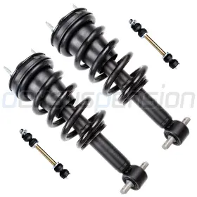 10813891 Csdex Front Complete Struts Sway Bar End Link Fits 2007-2013 Cadillac Chevy Gmc Suv