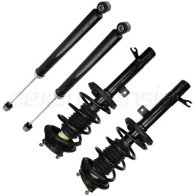 11186717 Csdex 4x Fits 2000-2005 Ford Focus Front Complete Struts Spring Assembly Rear Shock