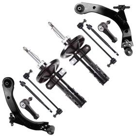 Csdex 13086023 10pcs For Saturn Ion 2003-2007 Front Strut Tie Rods Sway Bar Links Control Arms