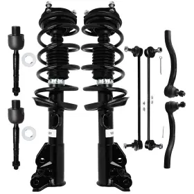 13136118 Csdex 8pcs For Honda Civic 2013 2014 2015 Front Struts Spring Sway Bar Links Tie Rods