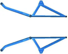 Cusco 692 026 Steel Rack And Pinion Mounting Power Brace Blue For 08-18 Subaru Forester