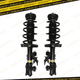 22793800 Dasbecan 2x Front Left And Right Shock Strut Assembly With Damper For Cadillac Srx 2010-2016