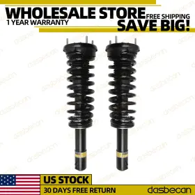 C2d18593 Dasbecan Front Left And Right Shock Strut Assembly For Jaguar X351 Awd 2013-2019