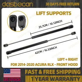 74145ty2a02 Dasbecan Pm3703 Pair Front Hood Lift Shock Strut Supports For Acura 2014-2020