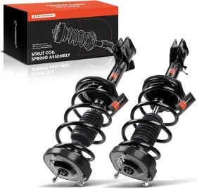 172417 Detroit Axle 172416 Rear Left And Right Struts With Coil Springs Assembly For 2004-2007 Subaru Impreza