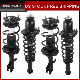 M141325678b8 Earthauto 4x Front Rear Complete Struts Shocks With Coils Kit For 2011-13 Toyota Corolla L4