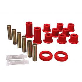 Energy Suspension Tlx-eng3.2129r-cl360a74 For Gmc Sonoma 1991-2004 Red Rear Leaf Spring Bushing Set