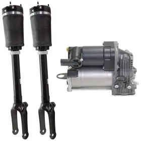 17730578 Evan-fischer Air Suspension Compressor Front Driver And Passenger Side For Mb Mercedes Ml Class