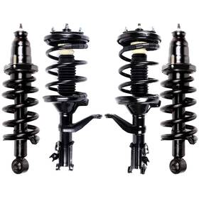 Everpartstorecs 13402858 For 03-11 Honda Element 2.4l 4pcs Complete Struts Shocks Coil Spring Assembly