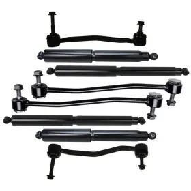 Ew844478a01 Ewaymotor For 00-04 Ford F-250 F-350 Sd 4wd 8pc Front And Rear Shock Absorbers Sway Bar Link