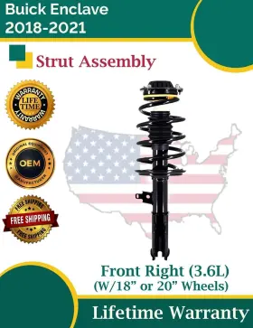1334094r Fcs Auto Parts Premium Quality Oe Front Right Strut For 2018-2021 Buick Enclave Lifetime Warran