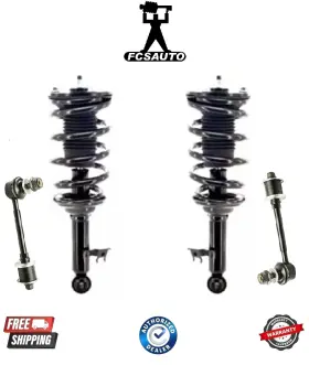 1345411l-1345411r-gk90681 Fcs Auto Parts Complete Front Suspension Coil Spring And Sway Bar Fits 05-15 Toyota Tacoma