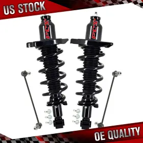 1355016l Fcs Auto Parts New Oe Rear Struts With Sway Bar For 2014-2020 Acura Mdx 3.5l Lifetime Warranty