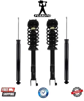 2335531l-2335531r-341570 Fcs Auto Parts Complete Front Coil Spring And Rear Shock Fits 09-10 Dodge Challenger