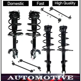 815952 Fcs Auto Parts Front And Rear Struts With Sway Bar For 2012-2017 Toyota Camry 3.5l Lifetime Warranty