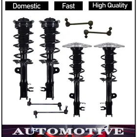 Bestzone042225pr0821 Fcs Auto Parts Front And Rear Struts Sway Bar For 2017-2021 Jeep Compass 2.4l 4x4 Lifetime Warr