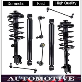 Bestzone1209fzbe28953 Fcs Auto Parts Front Strut And Rear Shock With Sway Bar For 2006-2008 Honda Pilot 2wd Suspension