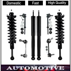 Motowld032026com1587 Fcs Auto Parts New Oe Front Strut And Rear Shocks With Sway Bar For Toyota Fj Cruiser 2007-2009 4wd