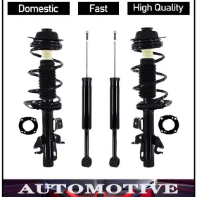 Sspp042225pr0910 Fcs Auto Parts Oe Front Struts And Rear Shocks For 2015-2017 Chrysler 200 2wd Lifetime Warranty
