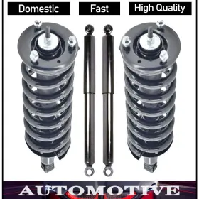 Sspp042225pr1075 Fcs Auto Parts Front Struts And Rear Shocks For Nissan Titan 2004-2015 5.6l 4wd Lifetime Warranty