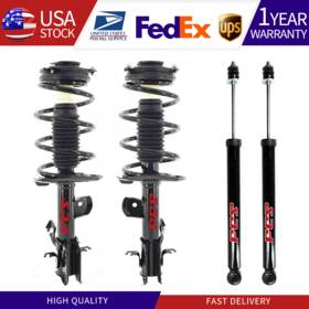 Fcs Auto Parts Suspfshock20231208a0528 Sp Front Complete Struts Springs With Rear Shocks 4x Set For 11-17 Nissan Juke Su