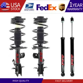 Suspfshock20231208a0528 Fcs Auto Parts Sp Front Complete Struts Springs With Rear Shocks 4x Set For 11-17 Nissan Juke Su