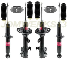 333-343 Fcs Mevotech Kyb 4 Struts Shocks Strut Mounts And Boots Kit For Toyota Echo 00 01 02 03 04 05