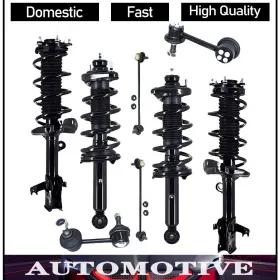 Sspp042225pr1485 Fcs Oe Front And Rear Struts With Sway Bar For 2015 2016 Honda Crv 2.4l 2wd Lifetime Warr
