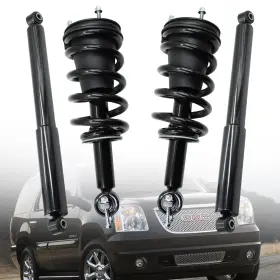 911506 Flysak-autoparts 139104 2 Oem Puntales Delantero Y Trasero Para 2007-2014 Gmc Yukon Xl 1500 Chevy Suburban