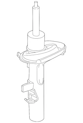 Bv6z-18124-l Ford Genuine Suspension Strut