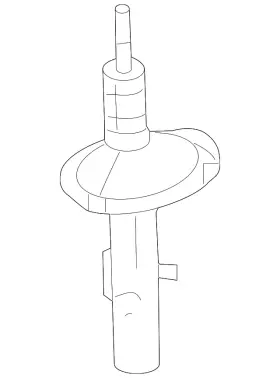 De9z-18124-c Ford Genuine Shock Absorber Assembly Front