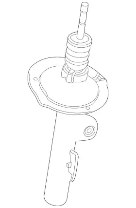 Fb5z-18124-v Ford Genuine Strut Fb5z18124v