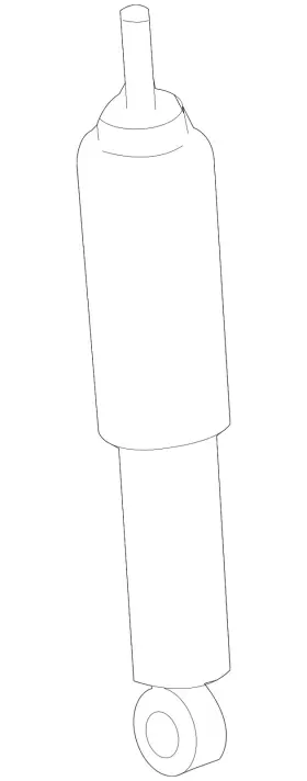 Hc3z-18124-e Ford Genuine Shock Absorber